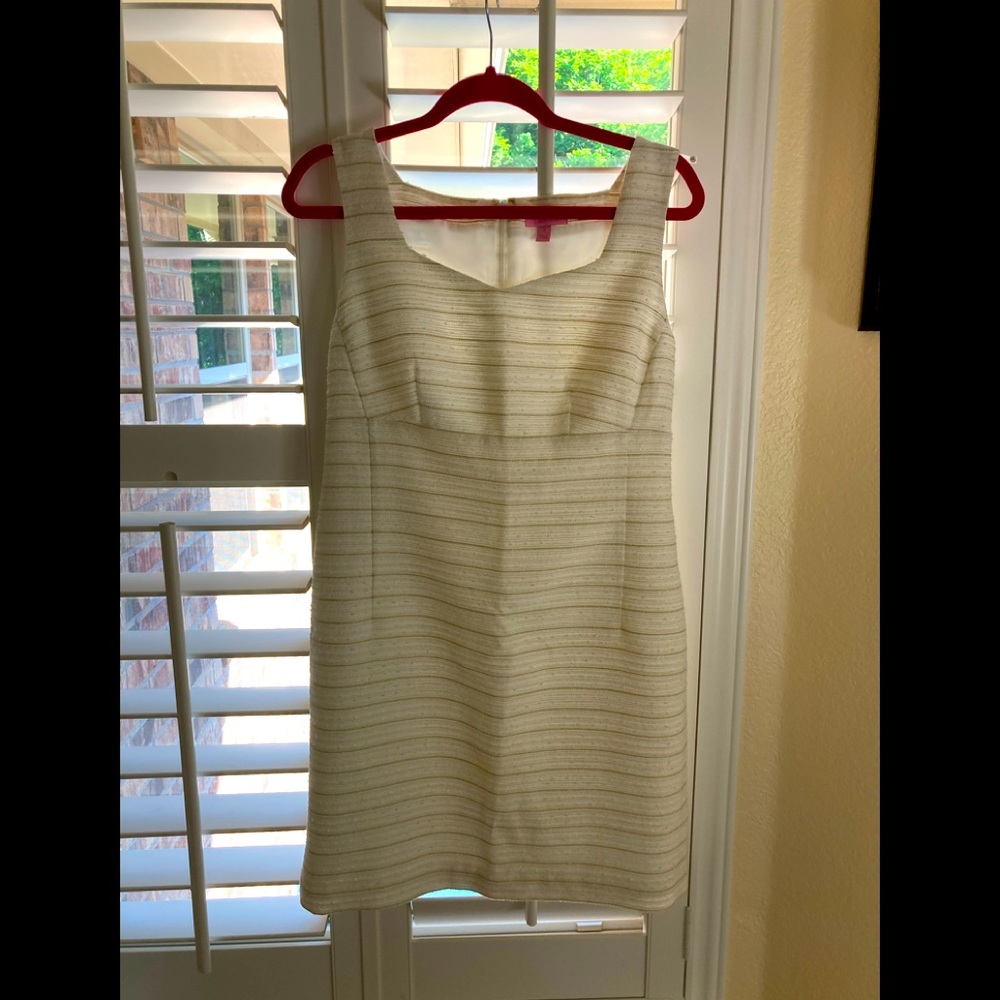 Lilly Pulitzer Adriana Resort White Boucle Dress
